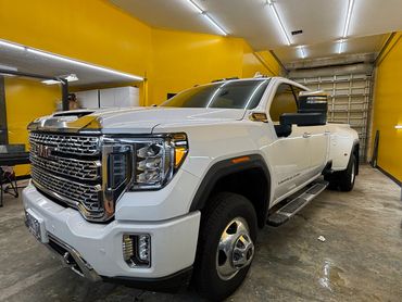 2025 GMC Sierra 3500 Tinted with XPEL XR Ceramic Tint at Quality First Window Tint in Fort Pierce