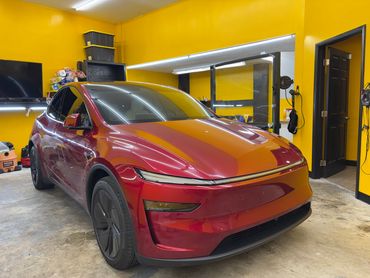 2026 Tesla Model Y Tinted with XPEL XR Nano Ceramic Window Tint at Quality First Window Tint