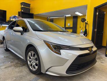 2023 Toyota Corolla Tinted with XPEL CS Window Tint at Quality First Window Tint in Fort Pierce, FL