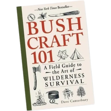 Book cover of Bushcraft 101 by Dave Canterbury.