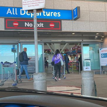 get to airport on time for your flight ,hassle free ,professional , 