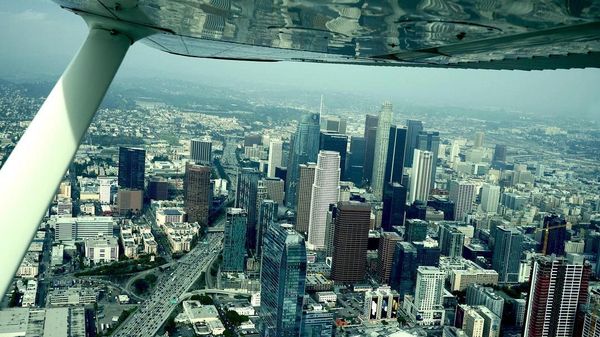 los angeles airplane tour