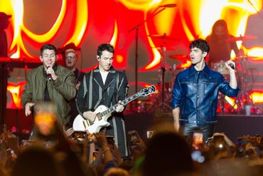 The Jonas Brothers at Jones Beach Amphitheater in Wantagh.