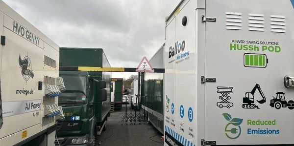 Movie-Go film facilities hussh pod battery generator