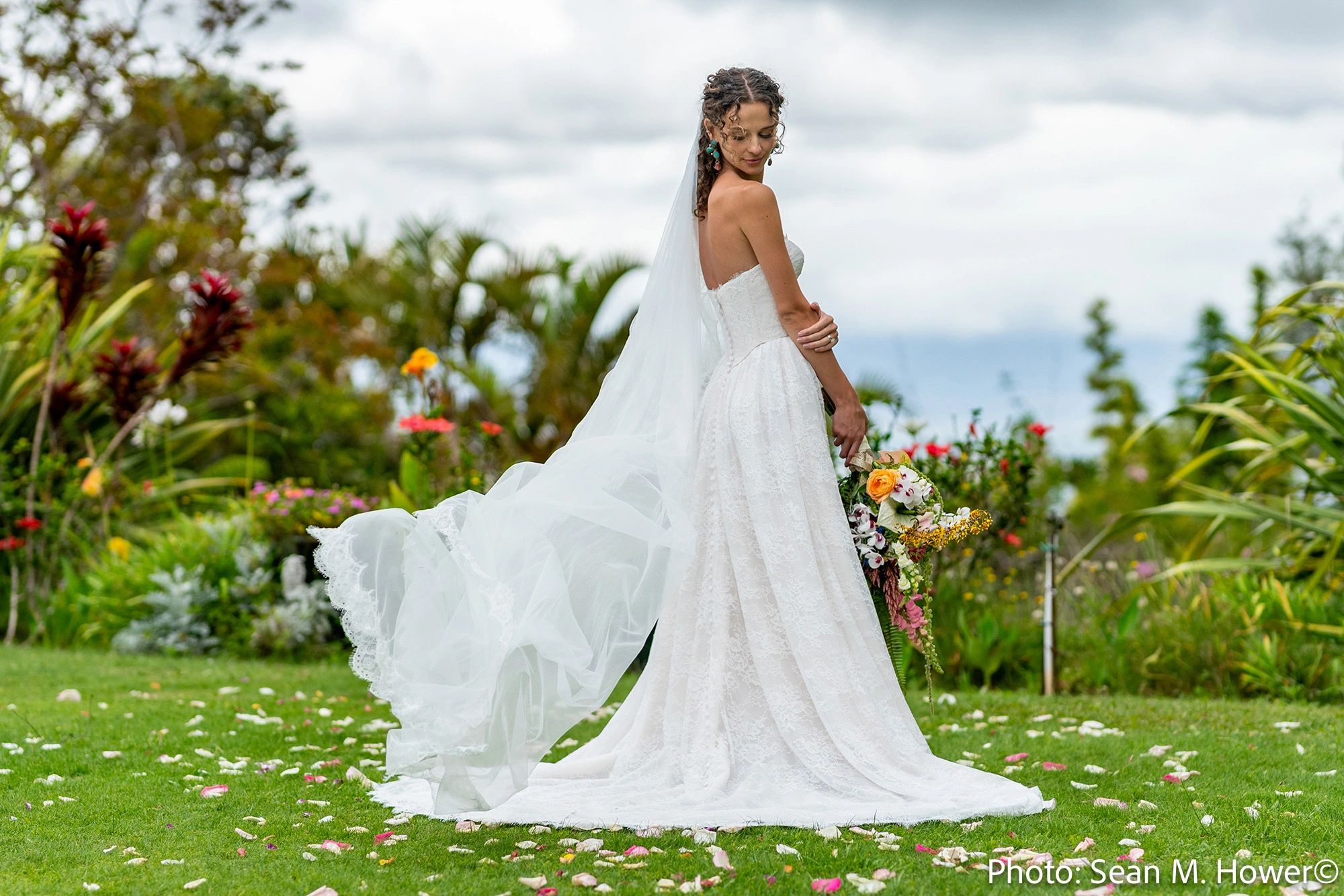 White Protea Hawaii — wedding