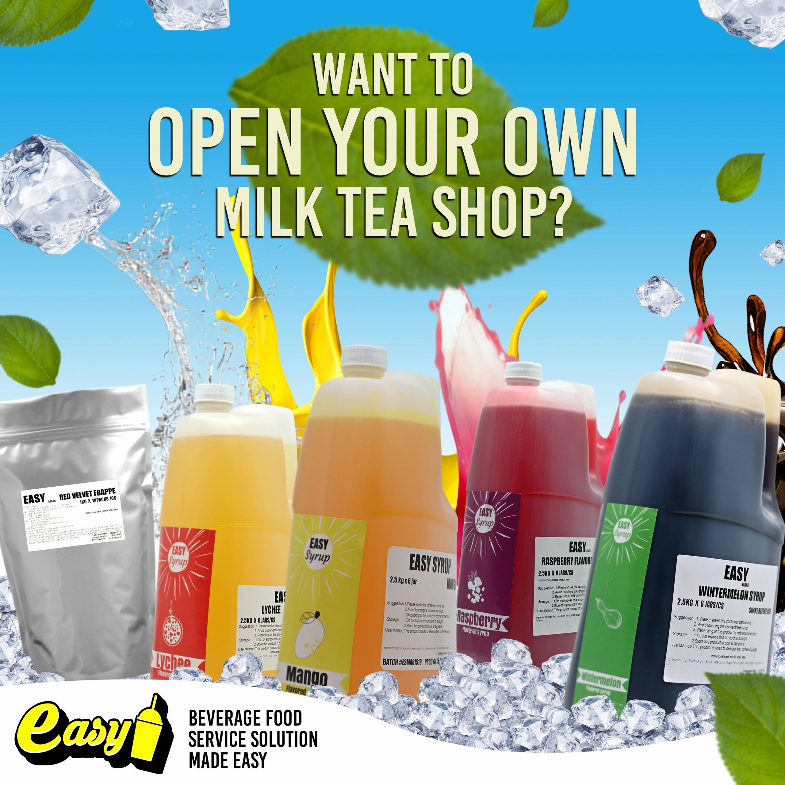 EASY BRAND PH Beverage Food Service Solution Made Easy! Milk Tea