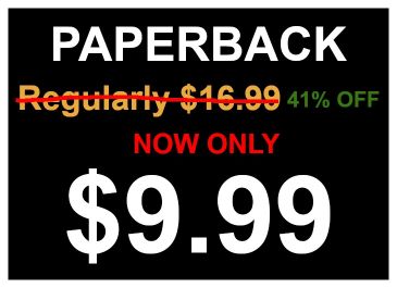 Paperback book discount from $16.99 to $9.99.