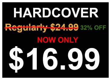 Hardcover book discounted to $16.99 from $24.99.