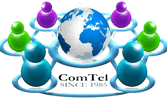 ComTel 
local company global reach.