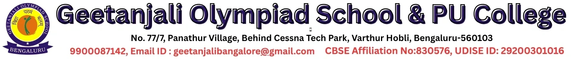 Geetanjali Olympiad School & PU College, Bangalore