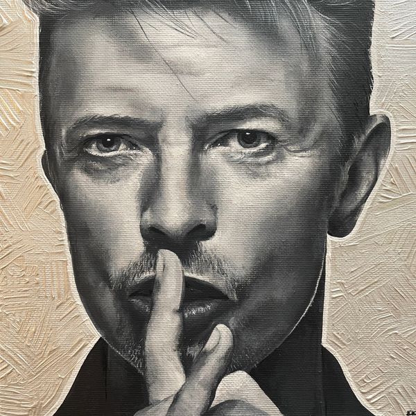 Portrait Painting Artist
British Original Artwork
David Bowie
Celebrity Art
Black and White
