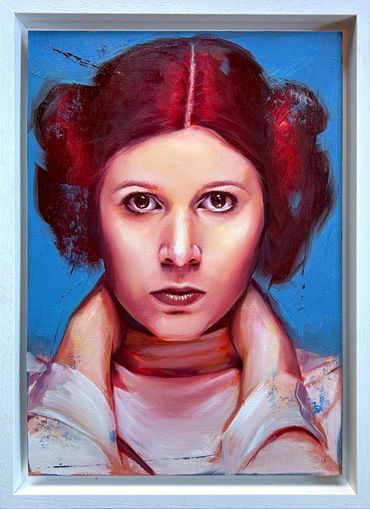 Original Oil Portrait Painting
Princess Leia Artwork
Geeky Art
Emma Kenny Artist
Star wars movie