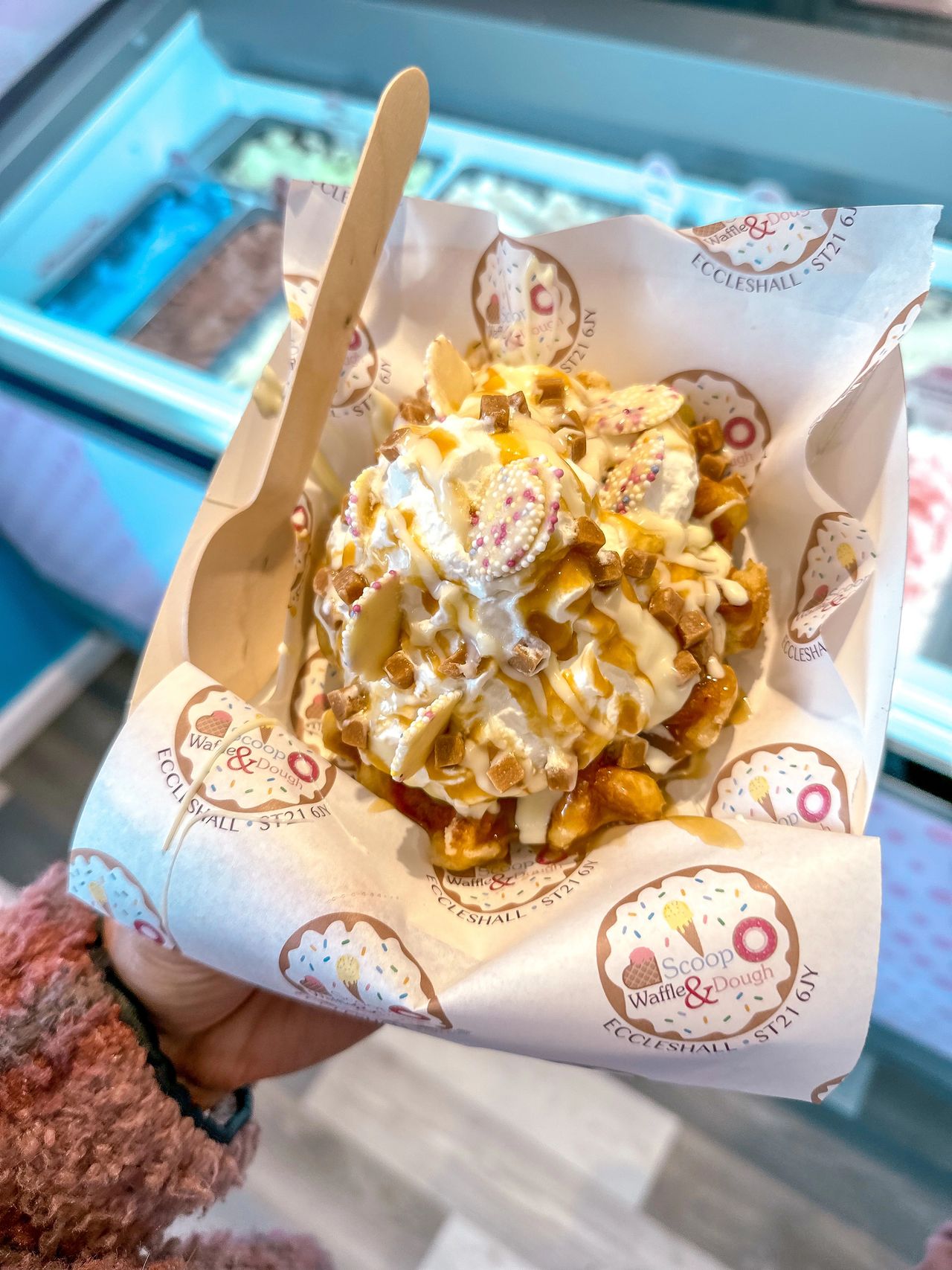 Is the waffle worth the hype at Scoop Waffle & Dough?