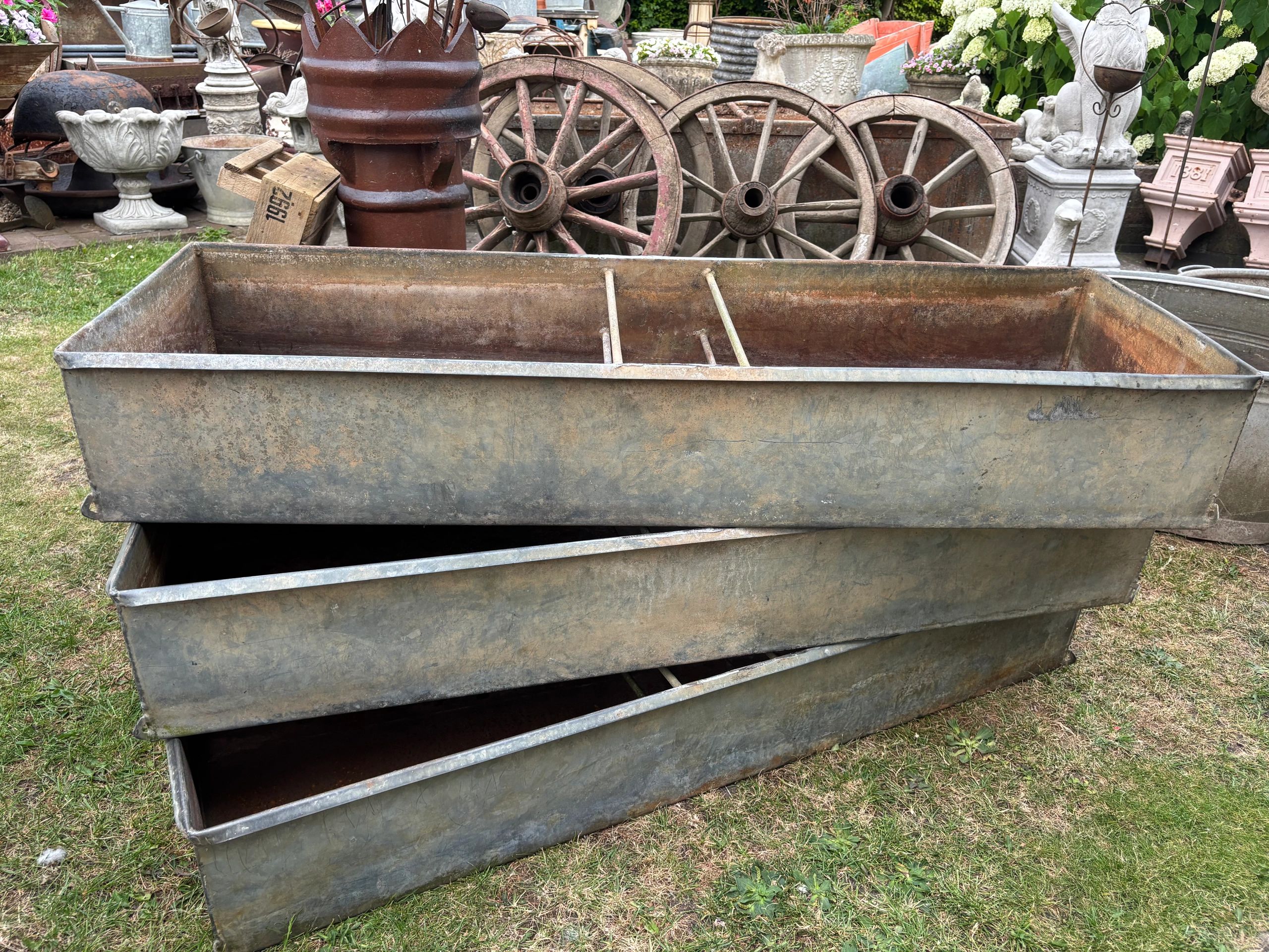 Galvanised slim 2 narrow bar trough 
£145 