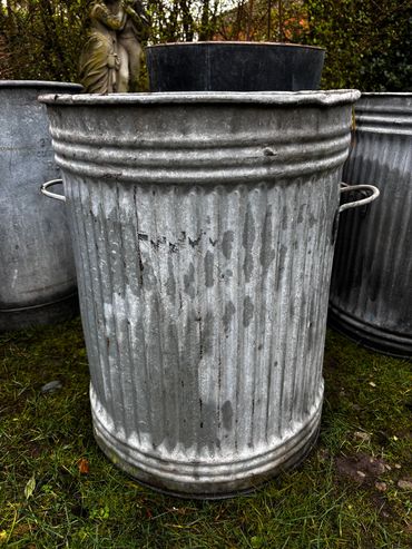 Galvanised Bin 
Ideal for planting 
£45 