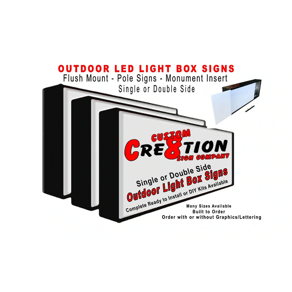 Outdoor Light Box signs