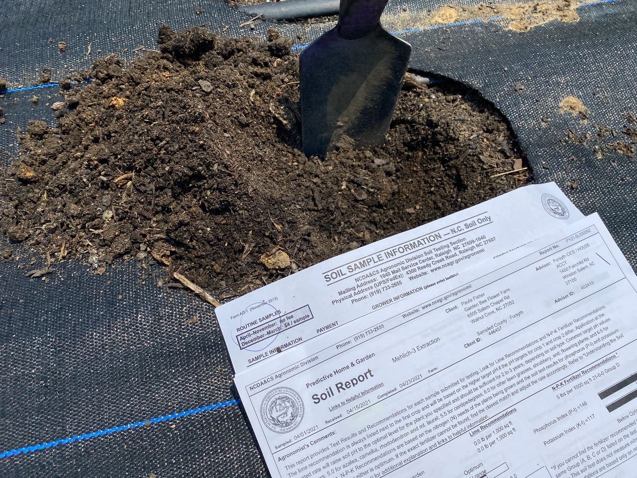 Soil tests are so important.