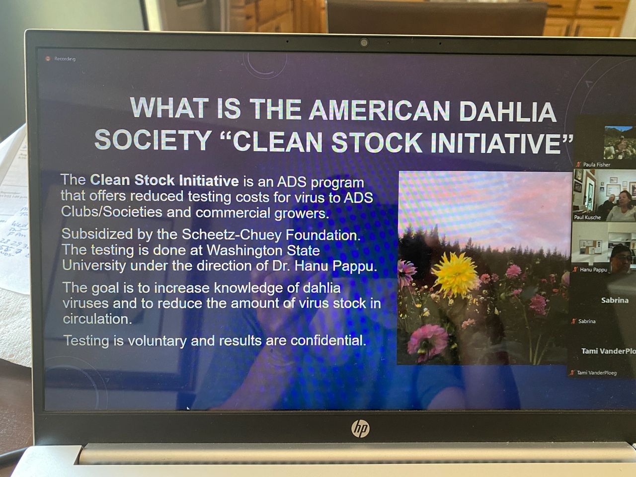 See the American Dahlia Society website about the "Clean Stock Initiative" program.