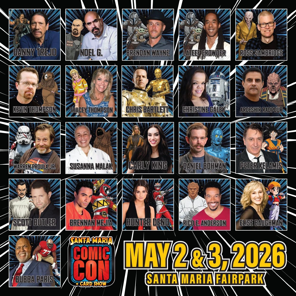 Santa Maria Comic Con poster