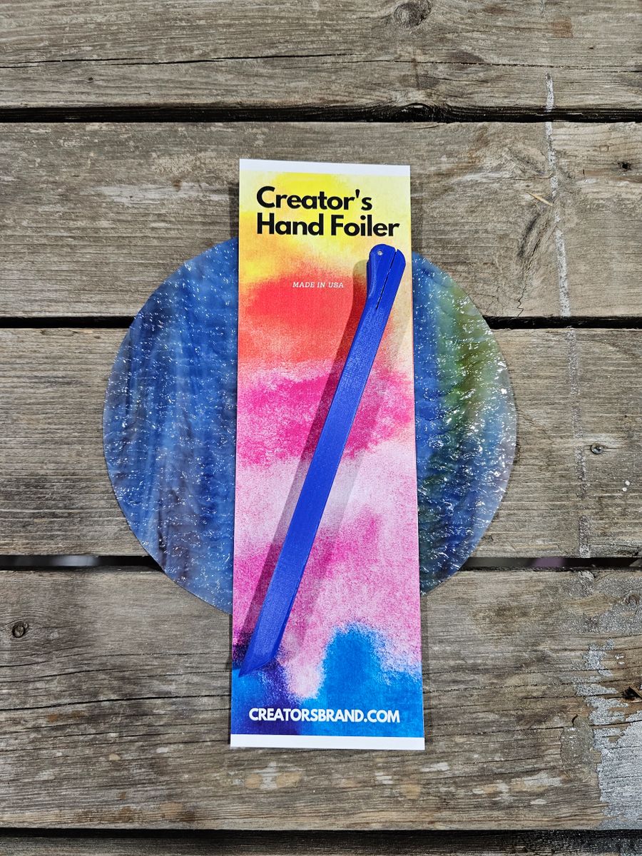 Creator's 3/16", 7/32", 1/4" Hand Foiler Makes Foiling Stained Glass Easier! Made in the