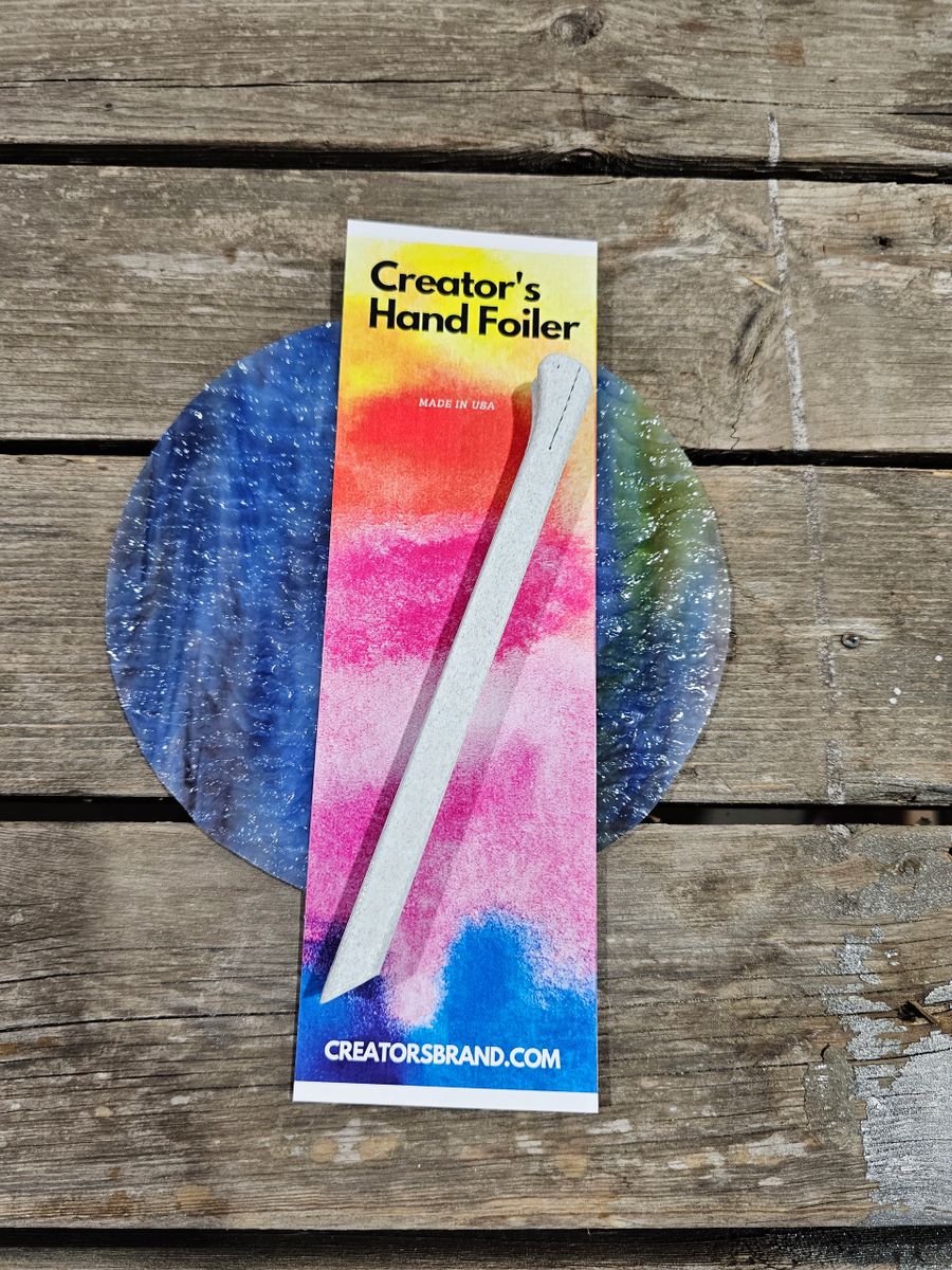 Creator's 3/16", 7/32", 1/4" Hand Foiler Makes Foiling Stained Glass