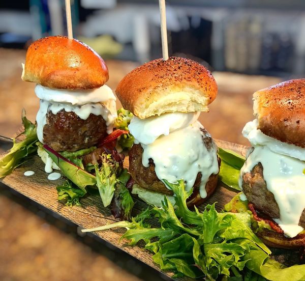 Breakfast Meatball/Chorizo Sliders