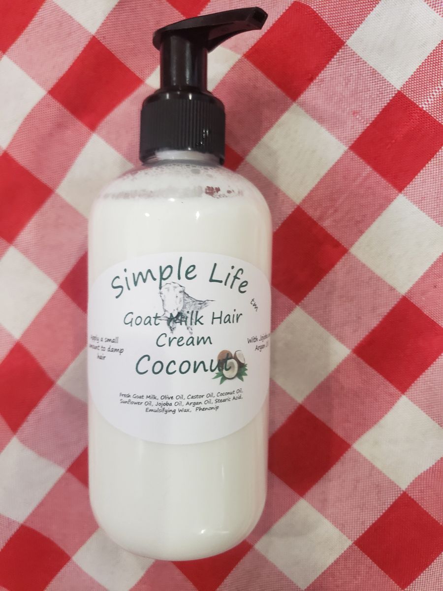 Goat Milk Hair Cream, Coconut