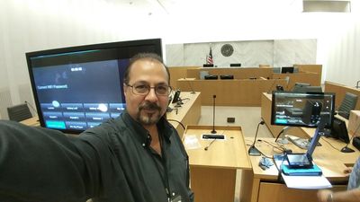 Calibration of Trial technology Equipment for the Department of Justice New Court House in L.A.