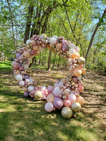 Fancy balloon backdrop