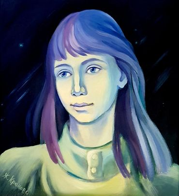 Portret of daughter or Nostalgia for Youth