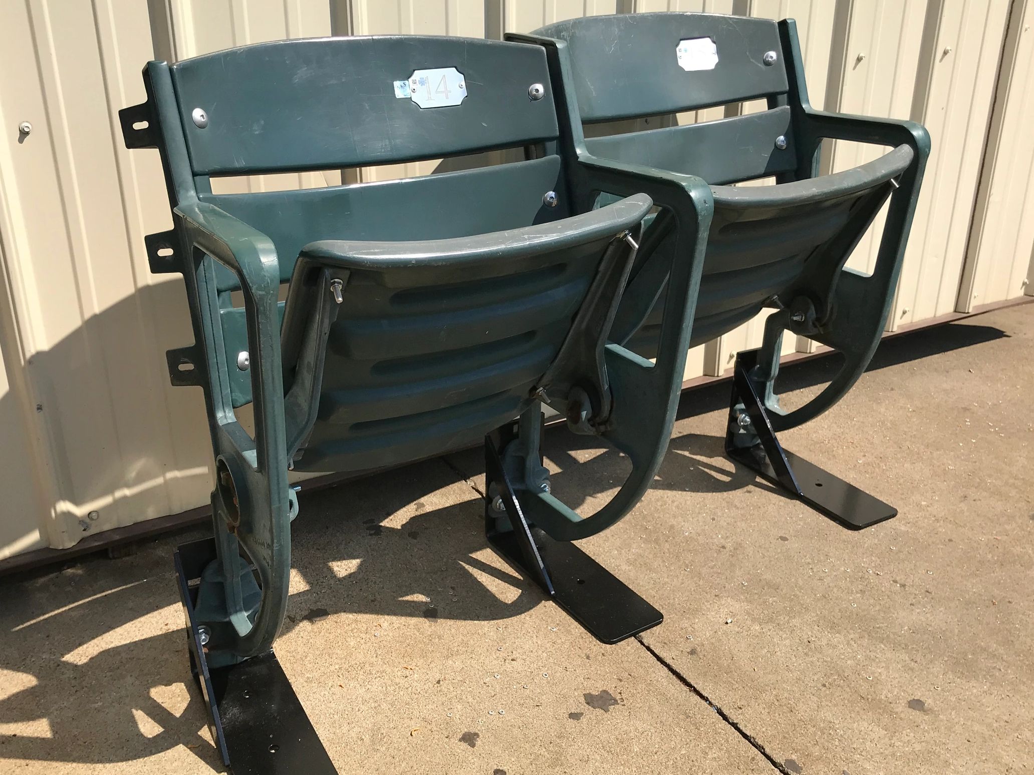 Texas Rangers Baseball Globe Life Park Stadium Game USED Pair Stadium Seats  COA · The Cowboy House