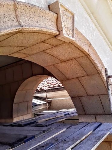 precast stone arches
