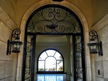 precast stone archway entrance