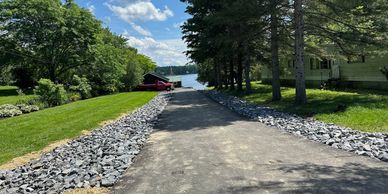 Drainage repair in China, Maine