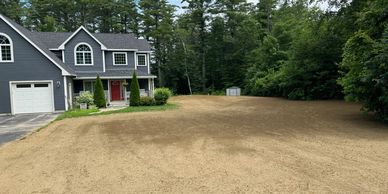 Lawn installation in Vassalboro, Maine