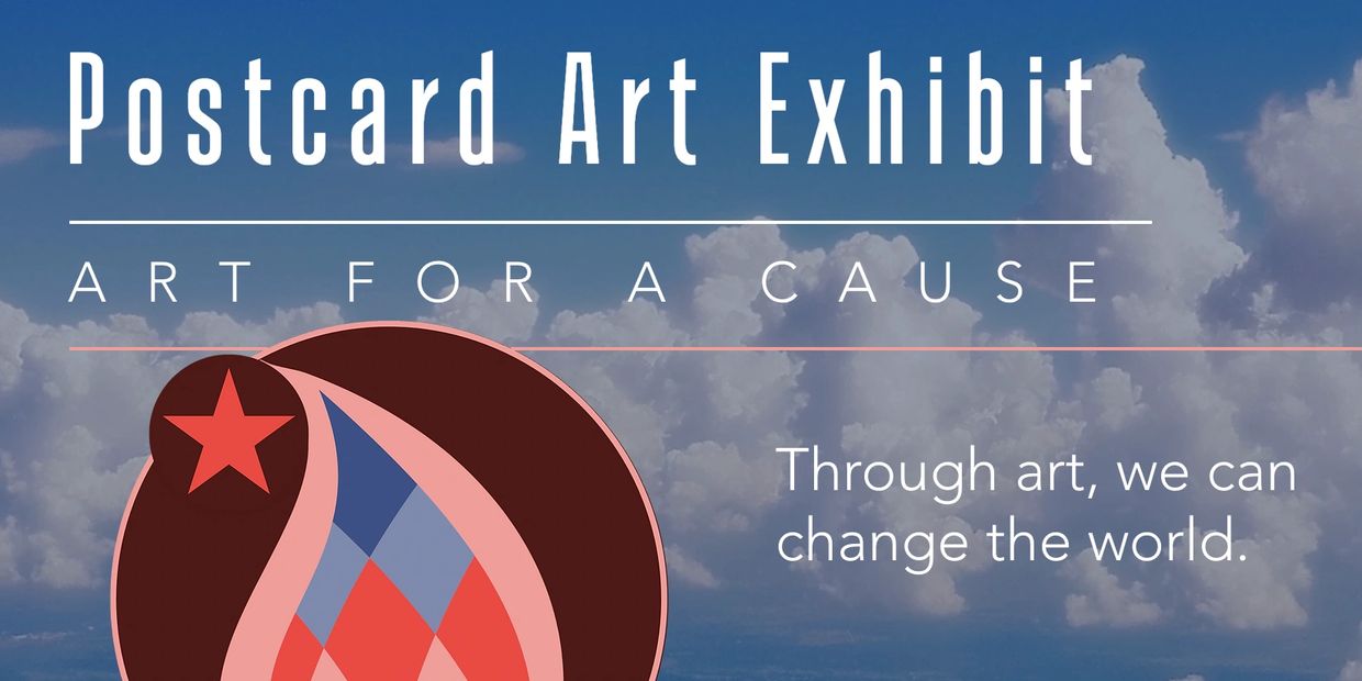 Postcard Art Exhibition -- MillHouse Foundation is the chosen charity for 2024.