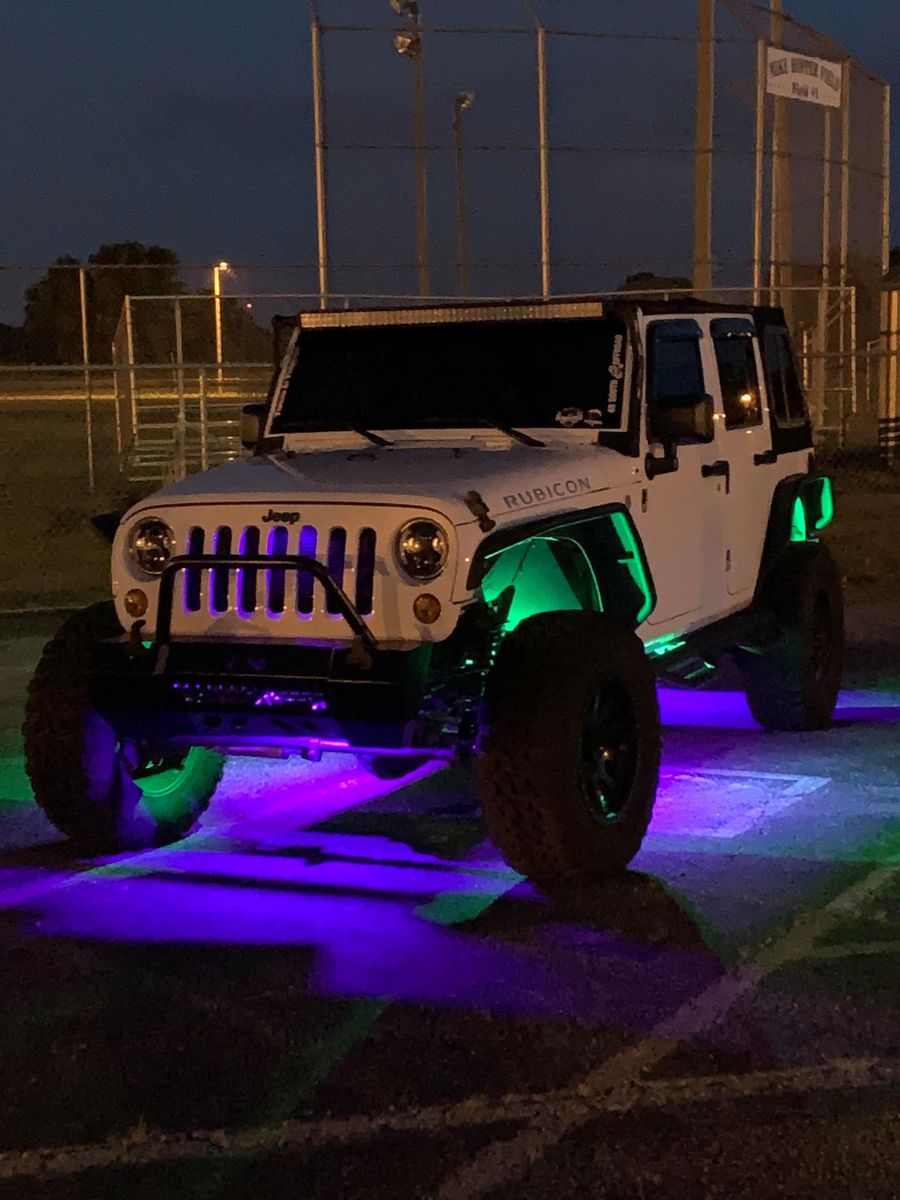 Jeep wrangler with underglow deals