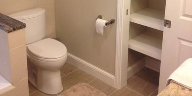 Custom Linen Closet in Natick