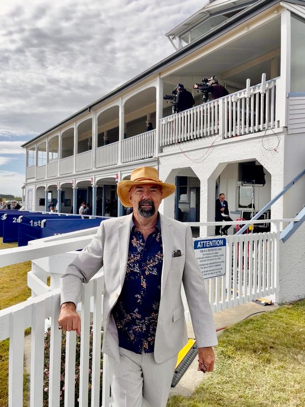 David at the Historic Waverly Racecourse 