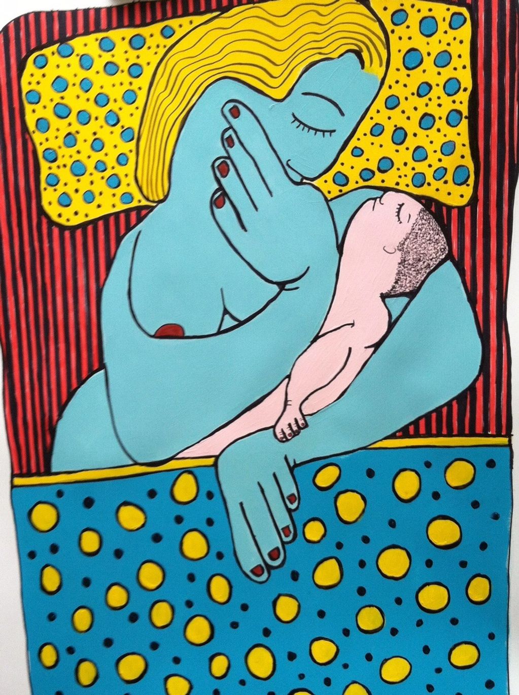 22”x30”
Acrylic, sharpies