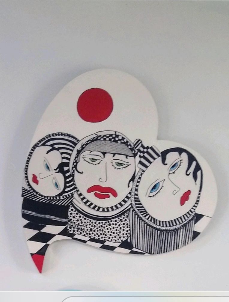 30” diameter
Watercolor transfer on Reynobond panel
Watercolor, acrylic and pen. 
