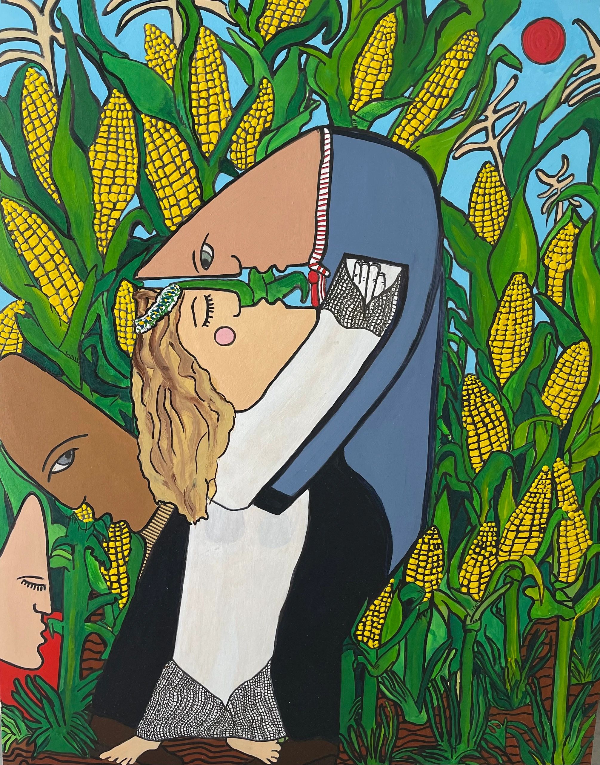 30”x40”
Watercolor transfer on Reynobond panel
Acrylic ,sharpie