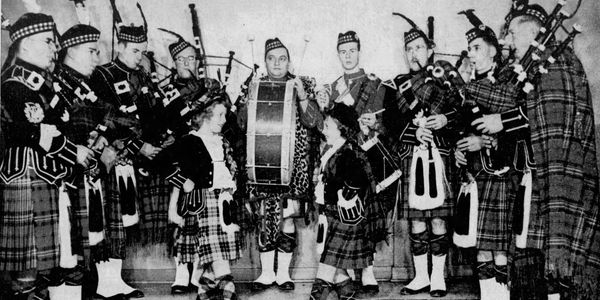 The Angus Scott Pipe Band - 1958