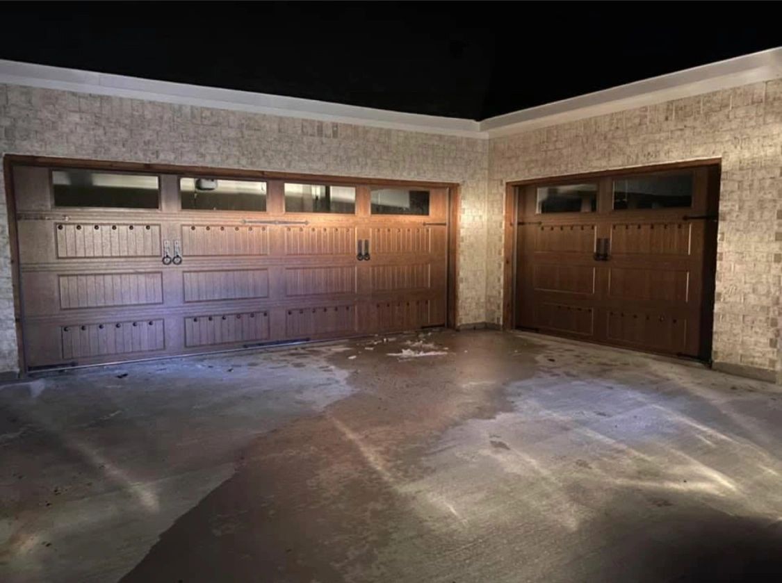 Garage door new install