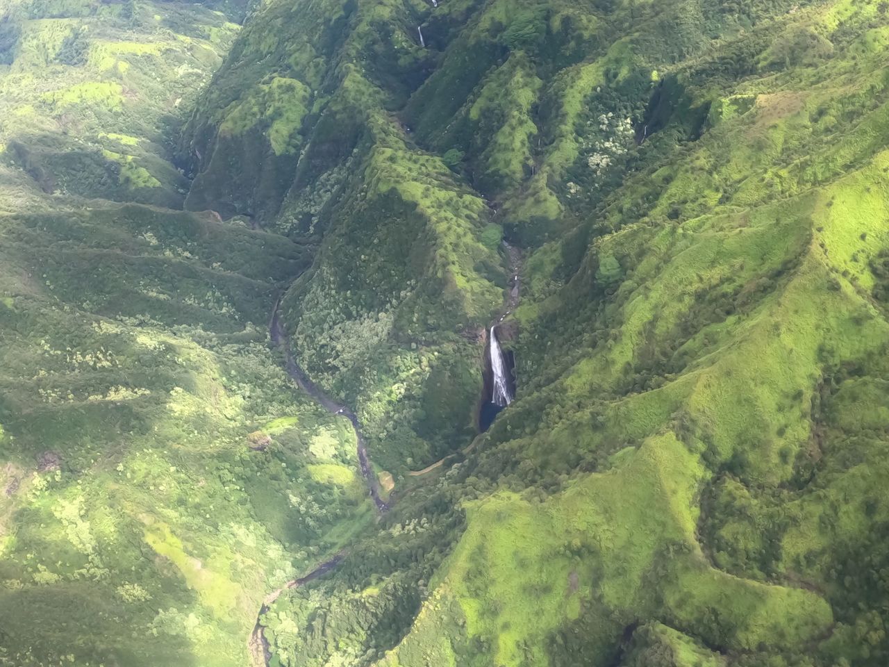 Manawaiopuna Waterfalls, also known as Jurassic Falls is a popular attraction while visiting Kauai. The beauty of the area is not easily captured in pictures. 