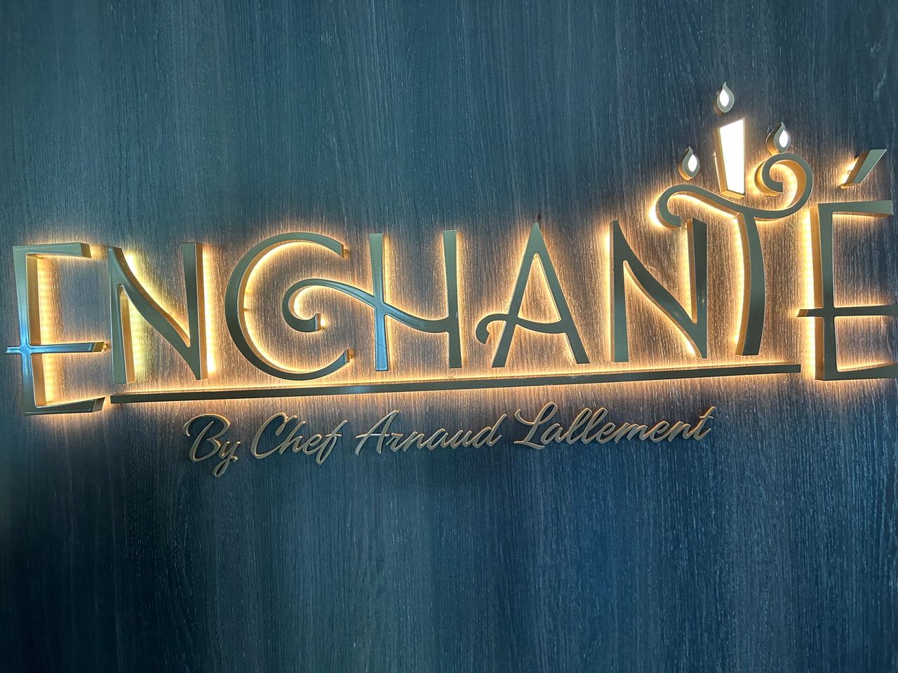 Enchanté by Chef Arnaud Lallement is a Michelin rated dining event on the Disney Wish.