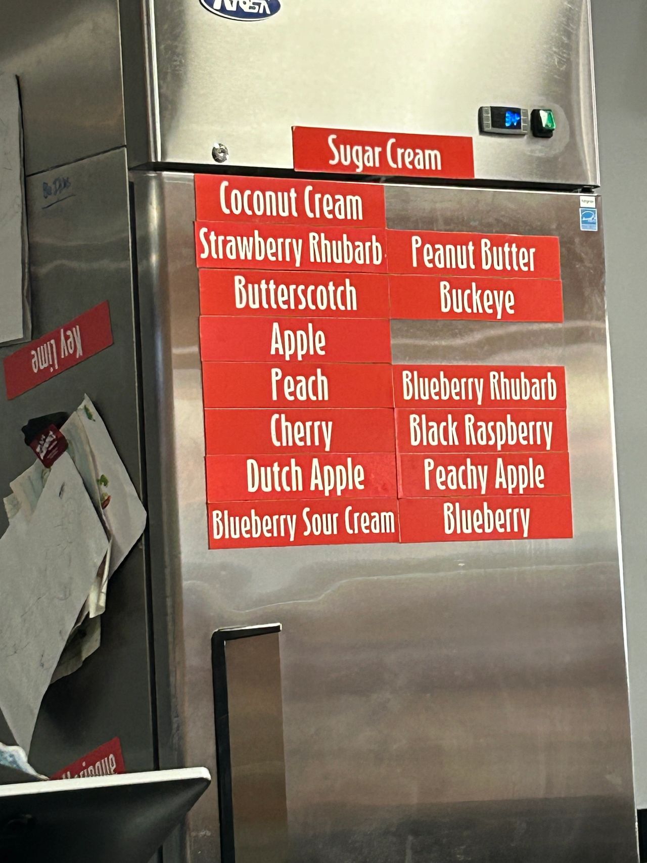 You come to Nick’s for the pork tenderloin but you stay for the pie. Their daily selection is displayed on their cooler, just behind the cash register. You come to Nick’s for the pork tenderloin but you stay for the pie. Their daily selection is displayed on their cooler, just behind the cash register.
