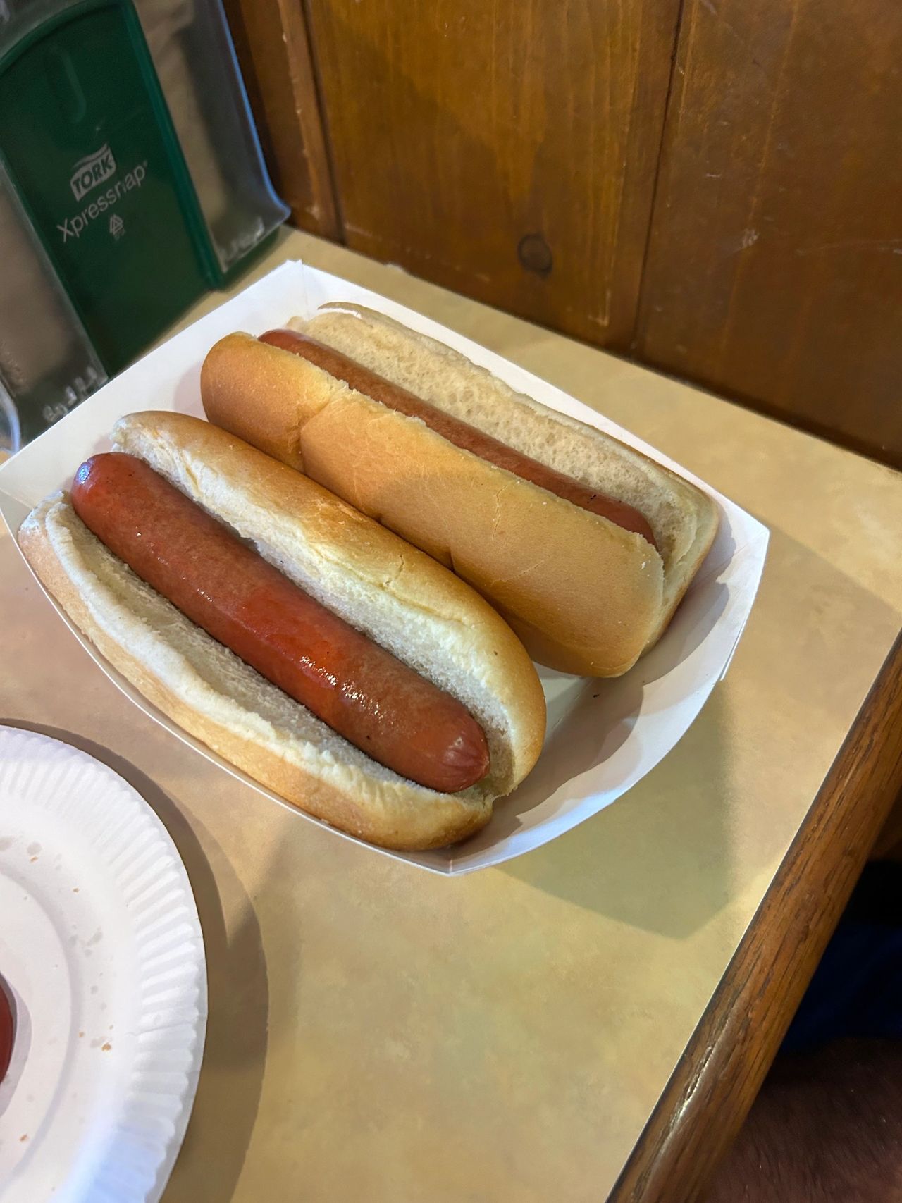 Known for their hamburgers, Redamak's also serves up a savory two hot dog meal that will hit the spot. Known for their hamburgers, Redamak's also serves up a savory two hot dog meal that will hit the spot.