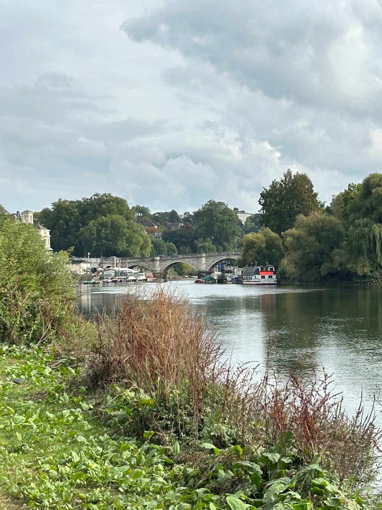 Riverside along the Thames in Richmond