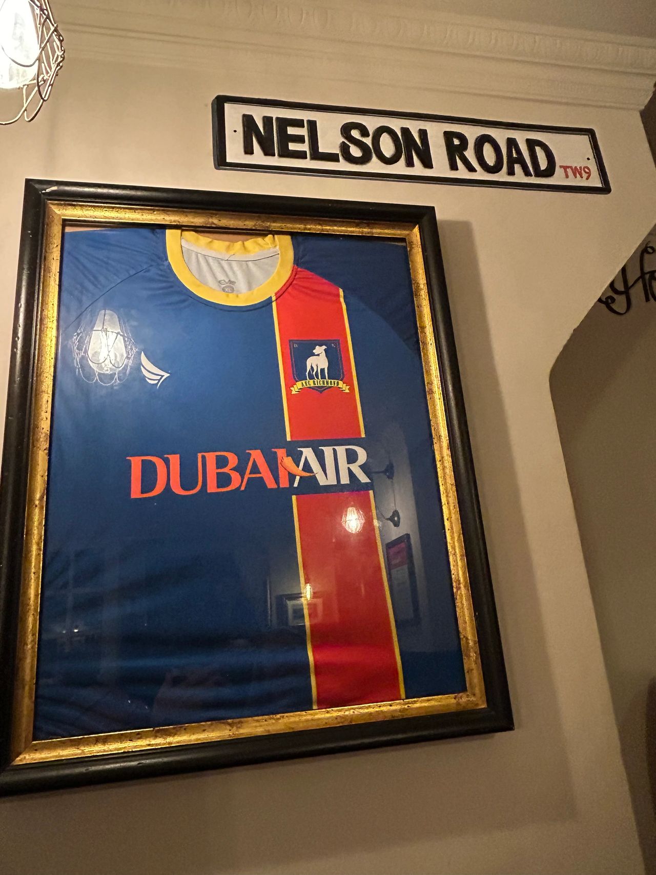 We never came across a Nelson Road in Richmond, which is the fictional home of AFC Richmond's football team.